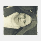 Sint-Therese van het kind Jezus en het Heilige Gez Fleece Deken (Voorkant (Horizontaal))