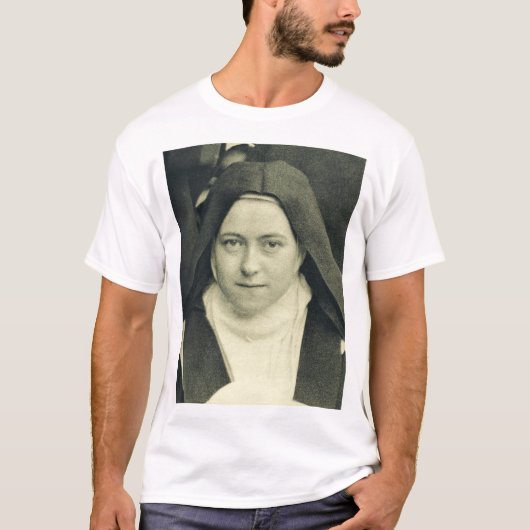 Sint-Therese van het kind Jezus en het Heilige Gez T-shirt (Voorkant)