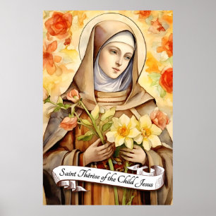 Sint-Thérèse van het Kind Jezus Poster