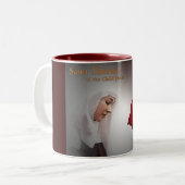 Sint-Therese van het kind Jezus Tweekleurige Koffiemok (Voorkant links)
