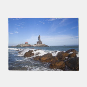 Sint-Thiruvalluvar-standbeeld Tamil Nadu, India Deurmat