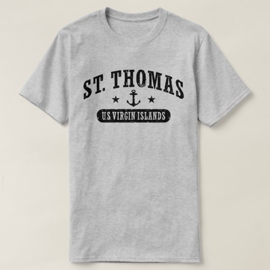 Sint Thomas Amerikaanse Maagdeneilanden T-shirt (Design voorkant)