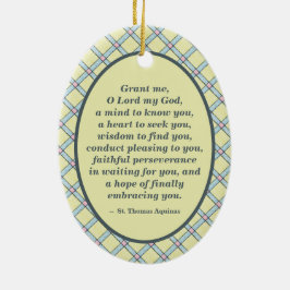 Sint Thomas Aquinas (VVP 002) Keramisch Ornament