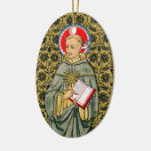 Sint Thomas Aquinas (VVP 003) Keramisch Ornament (Links)