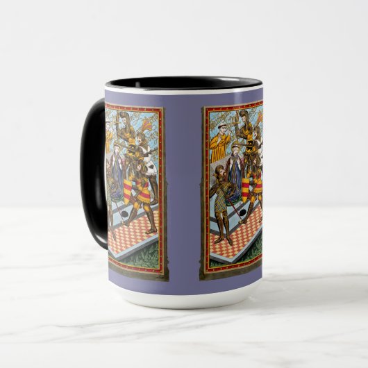 Sint Thomas Becket's martelaarschap (M 031) Mok (Voorkant links)