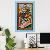 Sint Thomas Becket's martelaarschap (M 031) Poster (Thuiskantoor)