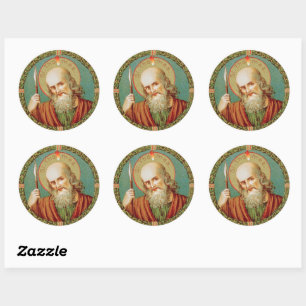 Sint Thomas de Apostle (JMAS 12) Ronde Sticker
