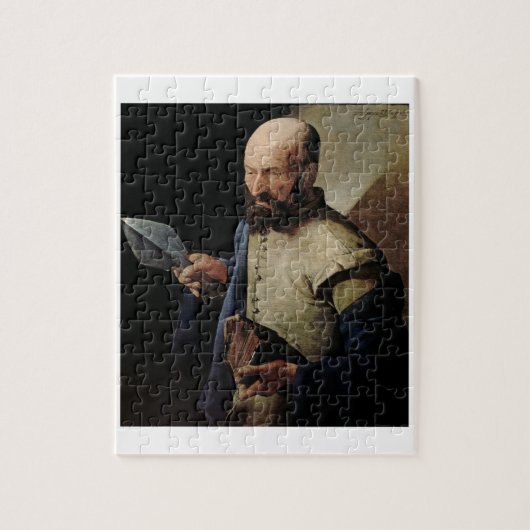 Sint Thomas (olie op doek) Legpuzzel (Verticaal)