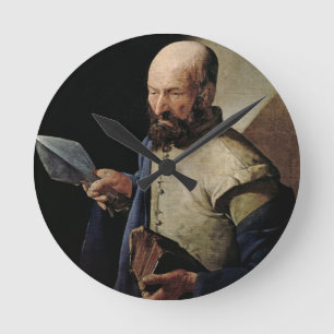 Sint Thomas (olie op doek) Ronde Klok