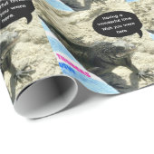 Sint Thomas USVI, Iguana op het strand Cadeaupapier (Rol Hoek)