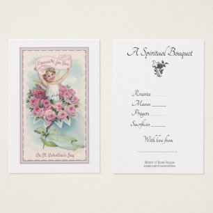 Sint-Valentijnse Spirituele Religieuze Bouquet Ang Visitekaartje