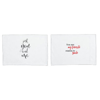 Sint-Valentijnshoes Elegant "Just You and Me" Kussensloop