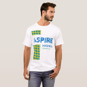 Sint Vincent ASPIRE HOGER Christelijke scripts T-shirt (Voorkant volledig)