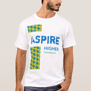Sint Vincent ASPIRE HOGER Christelijke scripts T-shirt