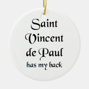 sint vincentius a paulo keramisch ornament