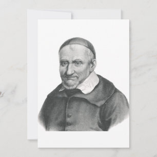 Sint-Vincentius van Paul Zachte Barmhartigheid Kun Feestdagenkaart
