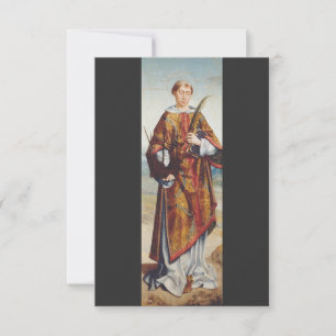 Sint Vincentius van Zaragoza Bedankkaart