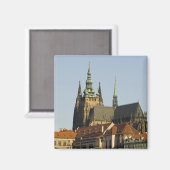 Sint-Vituskathedraal en het kasteel van Praag, een Magneet (Voorkant / Achterkant)