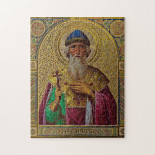 Sint-Vladimir orthodox Christelijk icoon Legpuzzel