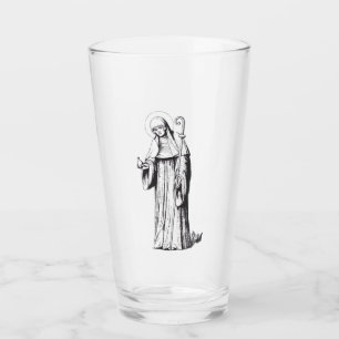 Sint Walpurga middeleeuwse Angelsaksische zendelin Glas