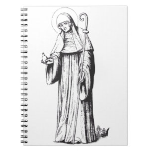 Sint Walpurga Middeleeuwse Angelsaksische zendelin Notitieboek