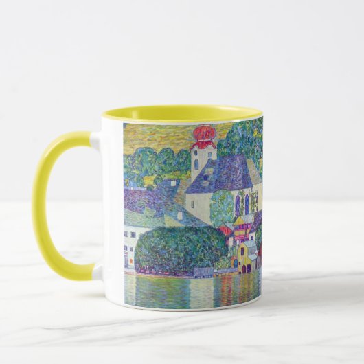 Sint-Wolfgang kerk van Gustav Klimt, Victoriaans k Mok (Links)