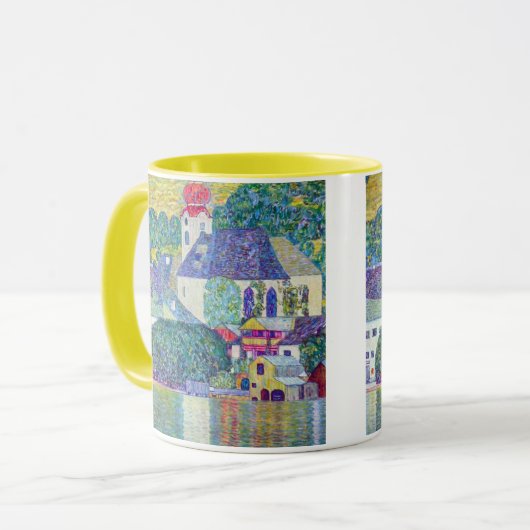 Sint-Wolfgang kerk van Gustav Klimt, Victoriaans k Mok (Voorkant links)