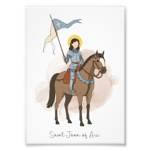 Sintel Joan van Arc, katholieke heilige foto-afdru Foto Afdruk