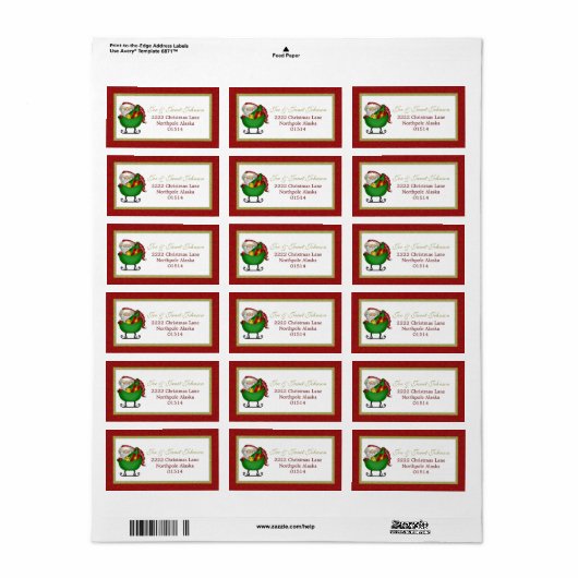 Sinteradres label (Full Sheet)