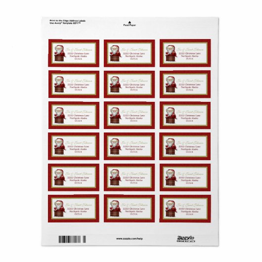 Sinteradres label (Full Sheet)