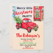 Sinterfeest kerstfeest kaart (Voorkant / Achterkant)