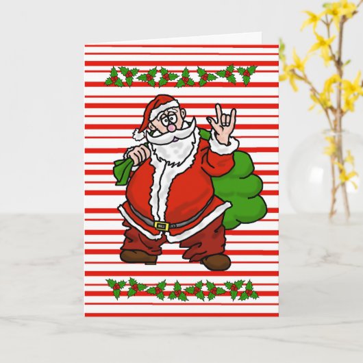 Sintergebarentaal Ik hou van kerstkaart Kaart (Gele Bloem)