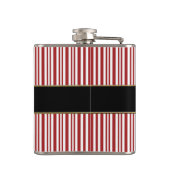 Sintergordel kerstsnoepriet heupfles (Achterkant)