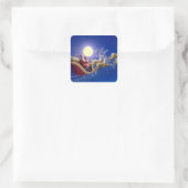 Sintergordelstaartje Vierkante Sticker (Tas)