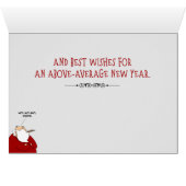 Sinterkerst Kaart met een smakelaar (Binenzijde Horizontaal (Onderkant))