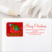 Sinterkerstboom met Sinterrood Groen Etiket (Insitu)