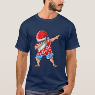 Sinterkerstfeest in juli grappige Mannen tropisch T-shirt