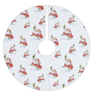 Sinterkerstkerstkerstpatronen voor de Waterverf Kerstboom Rok