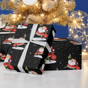 Sinterkerstkerstkersttekening waterverf cadeaupapier