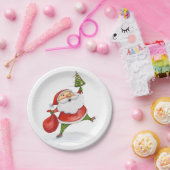 SinterkerstkerstkerstWaterverf Papieren Bordje (Feest)