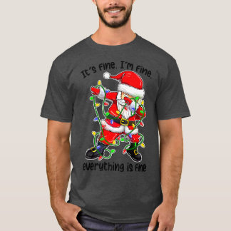 Sinterkerstlampjes, ik ben prima alles t-shirt