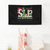Sinterkerstman met Spraaktaaldocent SLP Spandoek (Insitu)