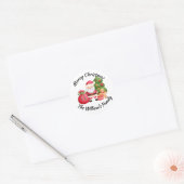 Sinterkerstprins Ronde Sticker (Envelop)
