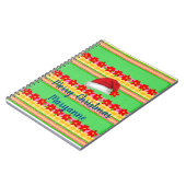 Sinterkerstspiraal Notitieboek Pet kerstman (Linkerzijde)