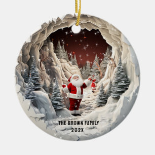 Sinterklaas 3D Kerstmis Ornament