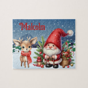 Sinterklaas aangepaste kindernaam puzzel