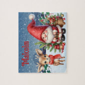 Sinterklaas aangepaste kindernaam puzzel (Verticaal)