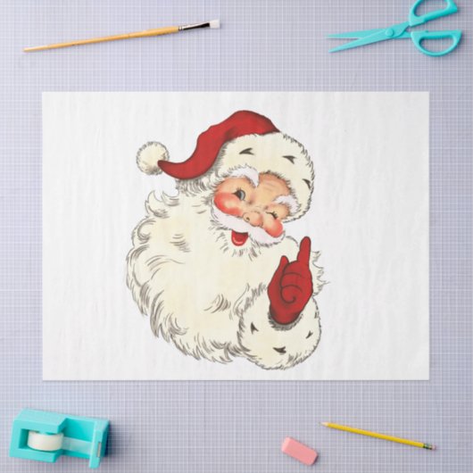 Sinterklaas Antiek Retro ontkoppeling Tissuepapier (Craft)