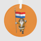 Sinterklaas Avec Ensigne De Pays-Bas (dos)