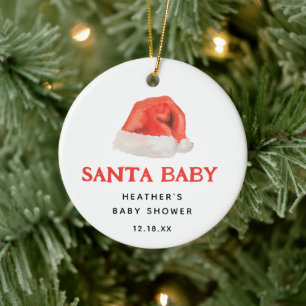 Sinterklaas Baby Vintage Winter Baby Shower Cadeau Keramisch Ornament
